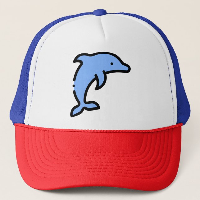 Dolphin Trucker Hat (Front)