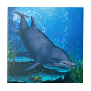 Dolphin Underwater Tile