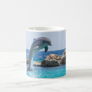 Dolphin White Coffee Mug
