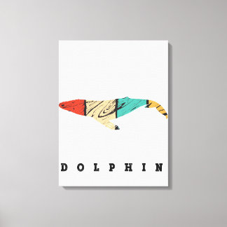 Dolphin, why you are so cute !?! canvas print