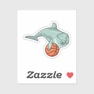 Dolphin with Basketball