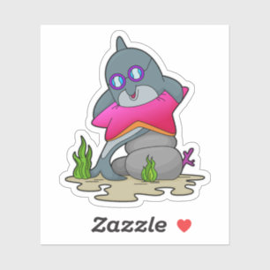 Dolphin with Glasses