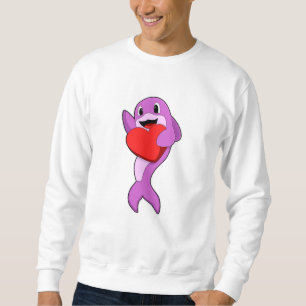 Dolphin with Heart Sweatshirt