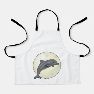 Dolphin with Moon Apron