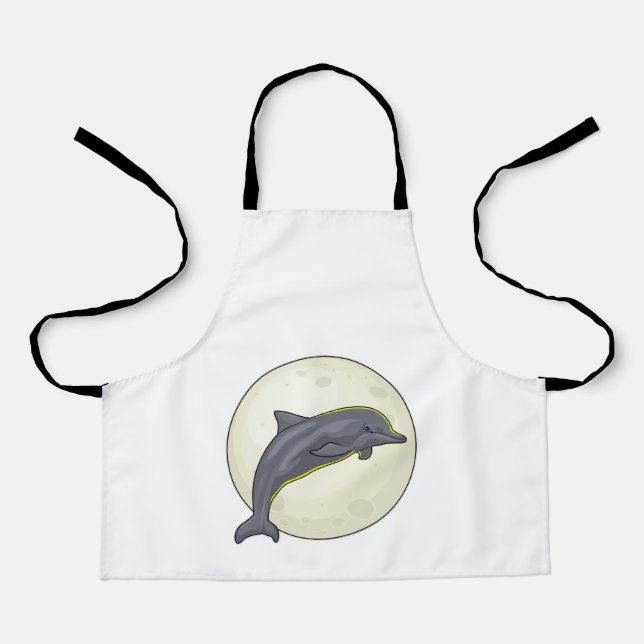 Dolphin with Moon Apron (Front)