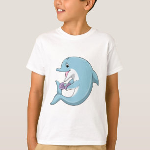 Dolphin with Pearl T-Shirt