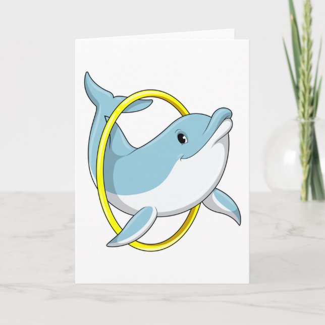 Dolphin with Ring Card (Front)