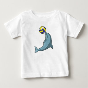 Dolphin with Volleyball Baby T-Shirt