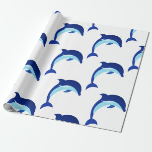 Dolphin wrapping paper