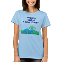 Dolphins Against Nuclear Energy Anti-Nuke T-shirt