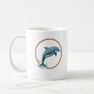 Dolphin's Aqua Stunts Coffee Mug