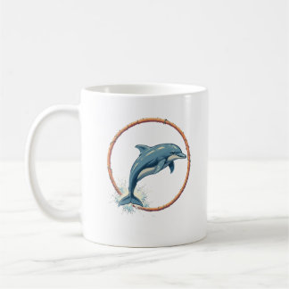 Dolphin's Aqua Stunts Coffee Mug