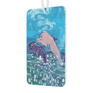 Dolphins "Art by Kids" Air Freshener