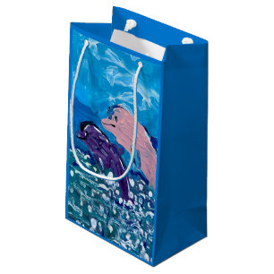 Dolphins "Art by Kids" Small Gift Bag