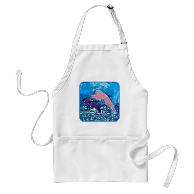 Dolphins "Art by Kids" Standard Apron (Front)
