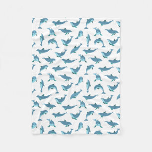 Dolphins Baby Blanket