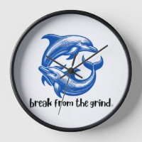Dolphins Clock