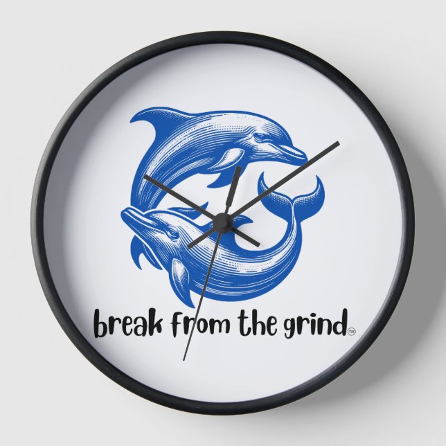 Dolphins Clock (Front)
