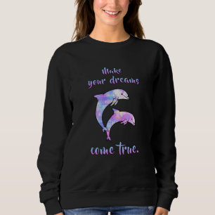 Dolphins Dolphin Animal Sea Ocean Water Funny Gift Sweatshirt