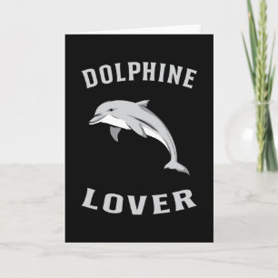 Dolphins Dolphin Sea Ocean Animal Water Funny Gift Card