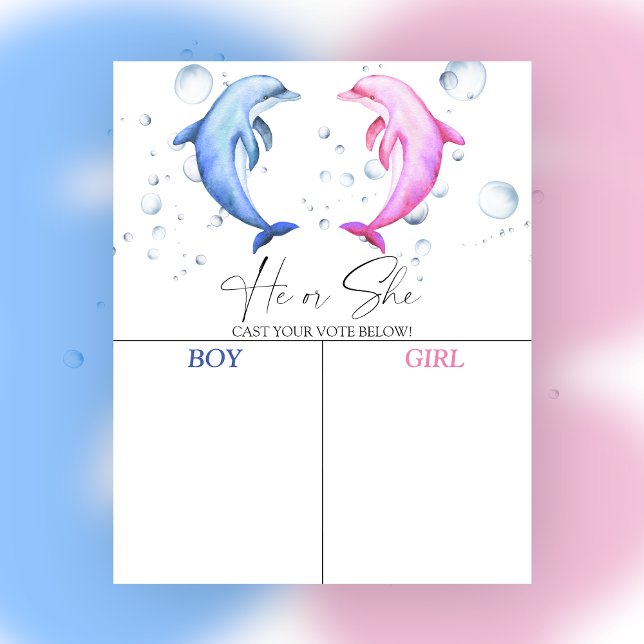 Dolphins Gender reveal He or She chart (Creator Uploaded)