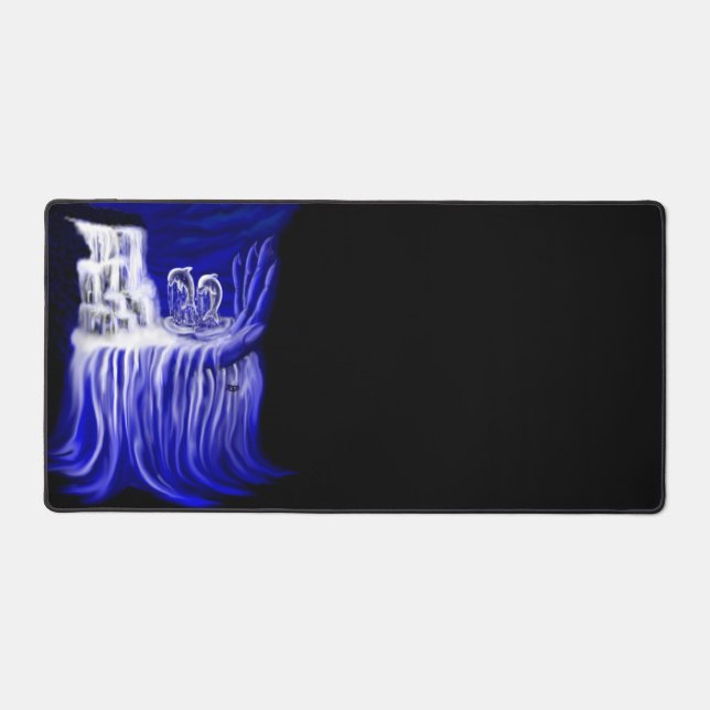 Dolphins , Hand of Times Desk Mat (Front)