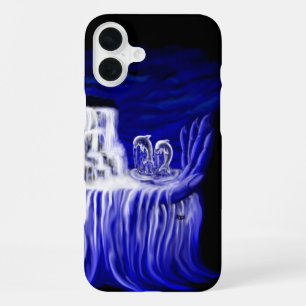Dolphins , Hand of Times iPhone 16 Plus Case
