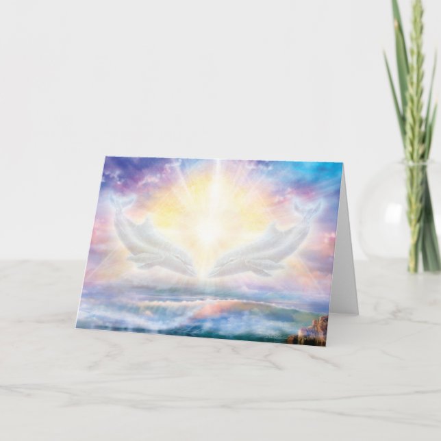 Dolphins Heart Card (Front)