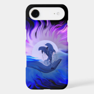 Dolphins in the Moonlight