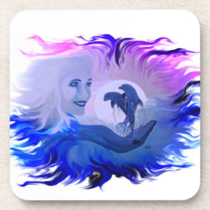 Dolphins in the Moonlight Coaster