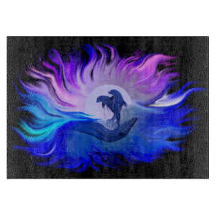 Dolphins in the Moonlight Cutting Board