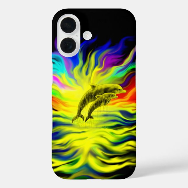 Dolphins in the Sunshine Case-Mate iPhone Case (Back)