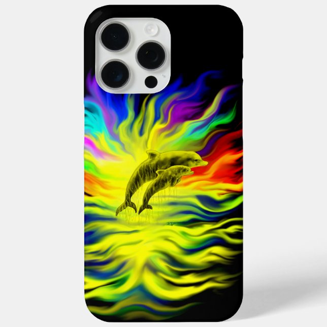 Dolphins in the Sunshine Case-Mate iPhone Case (Back)