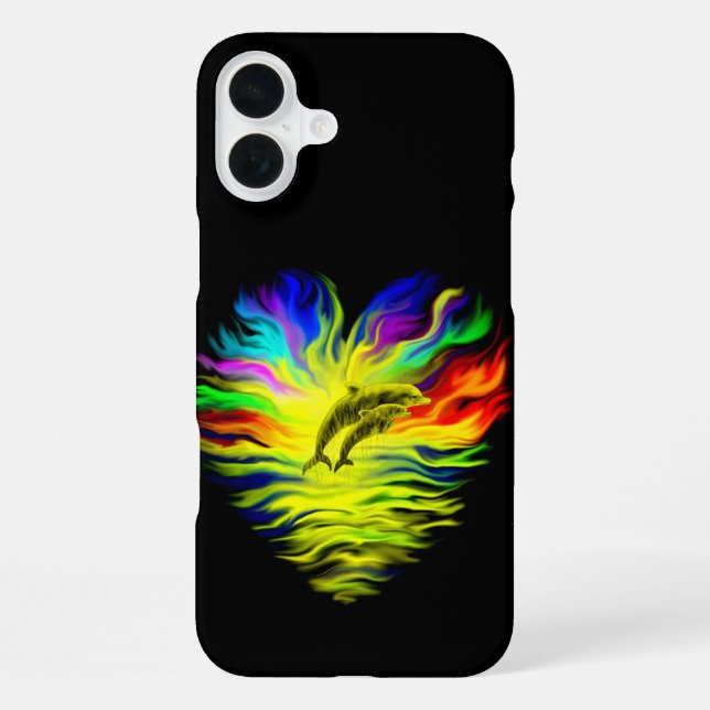 Dolphins in the Sunshine iPhone Case (Back)