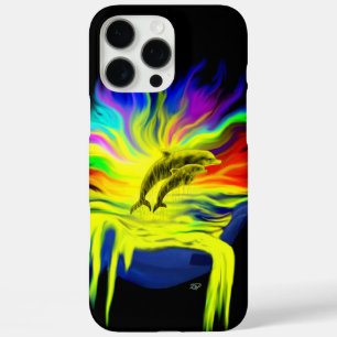 Dolphins in the Sunshine with Hand iPhone 16 Pro Max Case