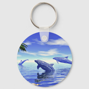 Dolphins Keychain