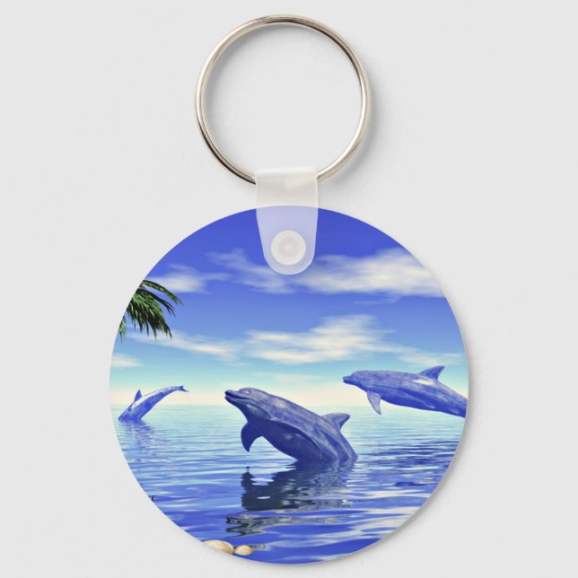 Dolphins Keychain (Front)