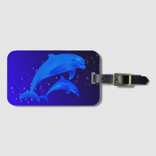 Dolphins Luggage Tag