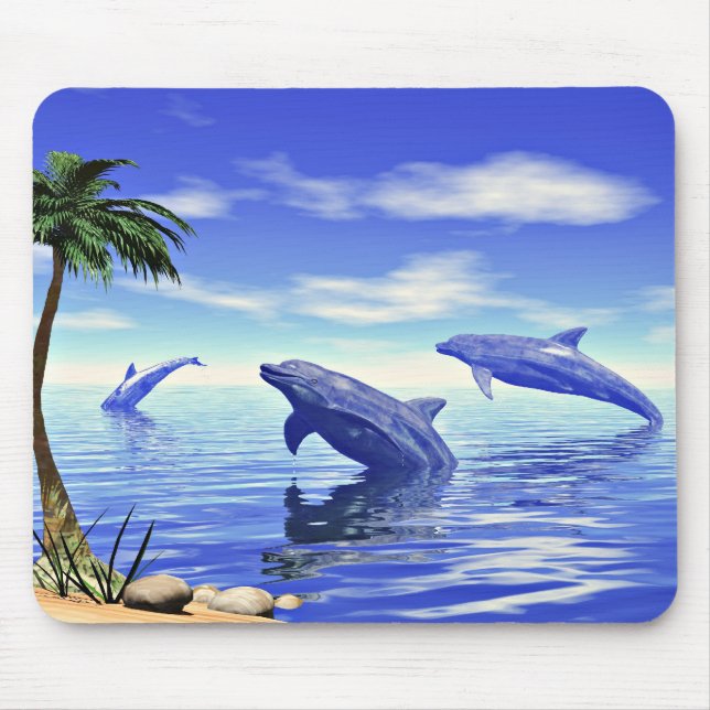 Dolphins Mouse Pad (Front)