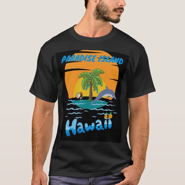 Dolphin's Paradise Island tee (Front)