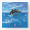 Dolphins Personalizable Wall Clock