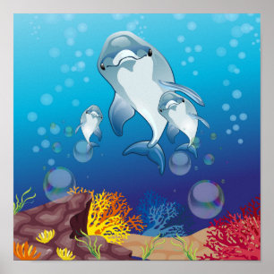 Dolphins Poster