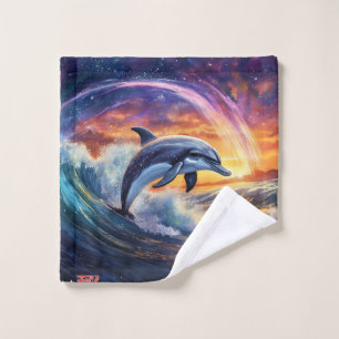 Dolphins Surfs Galaxy Design par Rich AMeN Gill