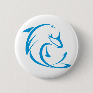 Dolphins T Shirt | Cool Dolphins T Shirt Logo 2 Inch Round Button