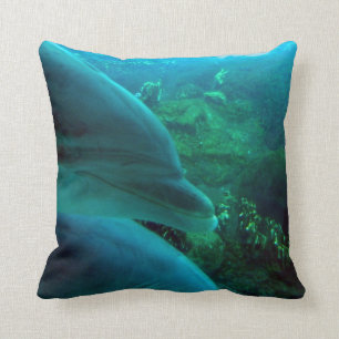 Dolphins Throw Pillow