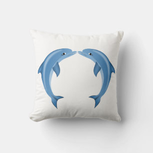 Dolphins Throw Pillow