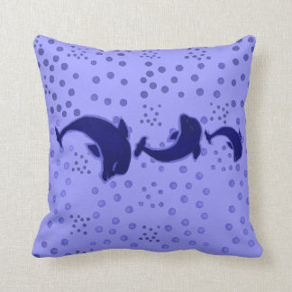 Dolphins Throw Pillow