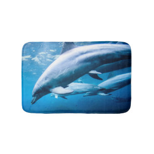 Dolphins Underwater Bath Mat