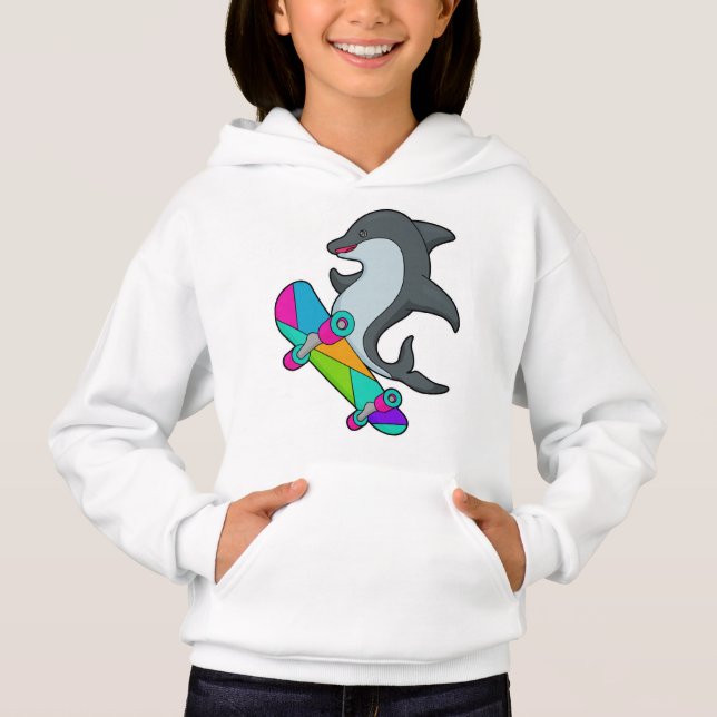 Dolpin as Skater with Skateboard (Front)