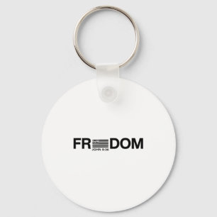 Dom American Flag Christ Is King Keychain